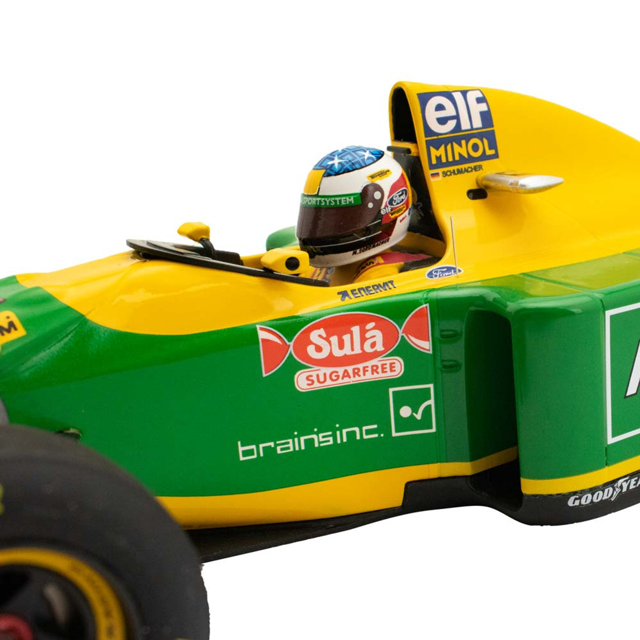 1/18 Minichamps 1993 Michael Schumacher Benetton B193B #5 Winner Portugal GP Formula 1 Car Model