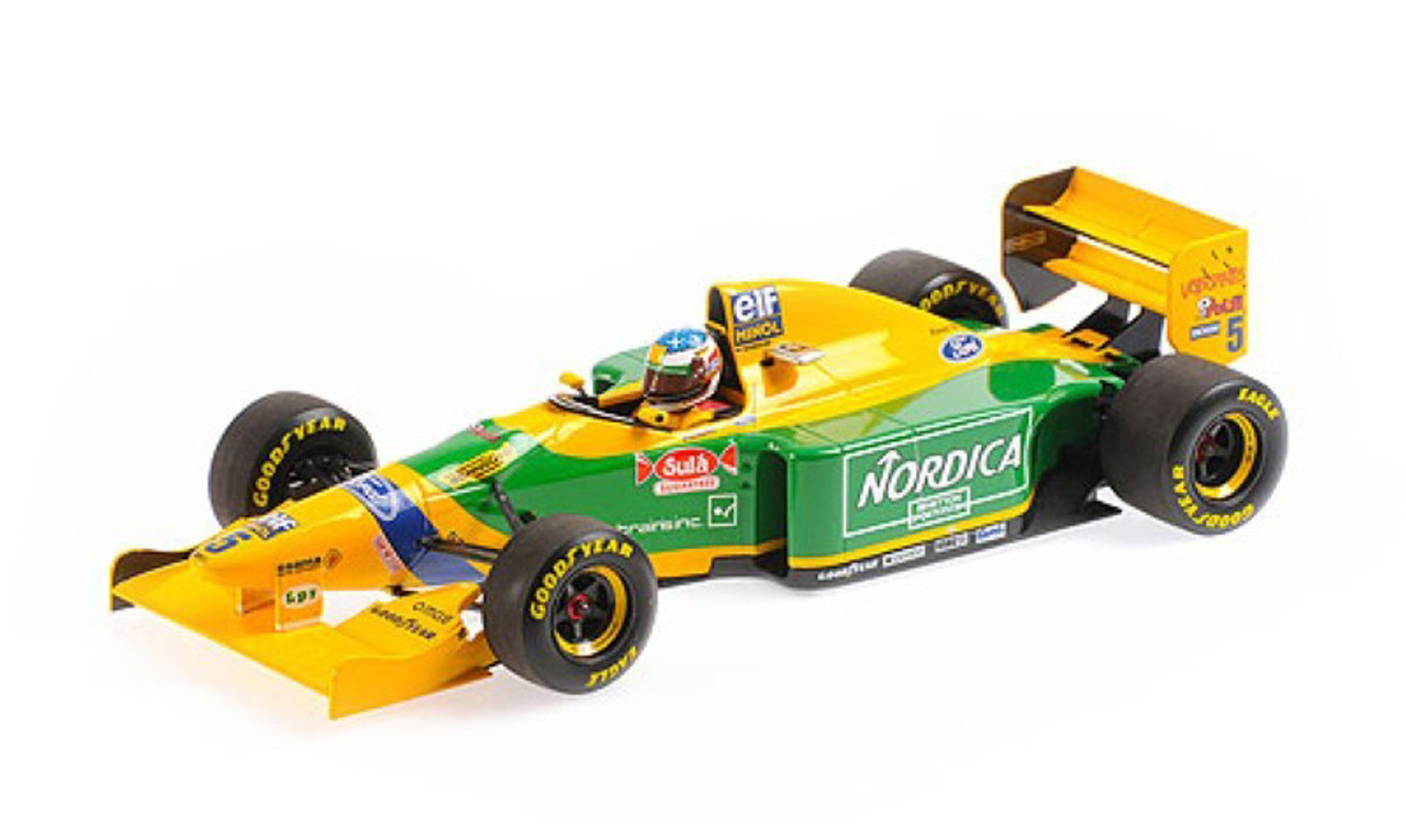 1/18 Minichamps 1993 Michael Schumacher Benetton B193B #5 Winner Portugal GP Formula 1 Car Model