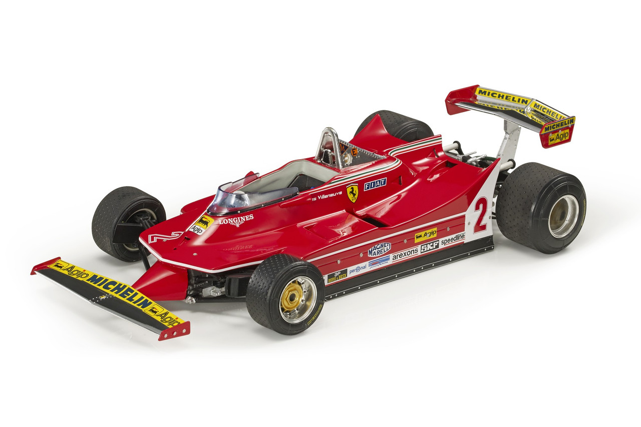 1/18 GP Replicas Gilles Villeneuve Ferrari 312T5 #2 Formula 1 1980 Car Model