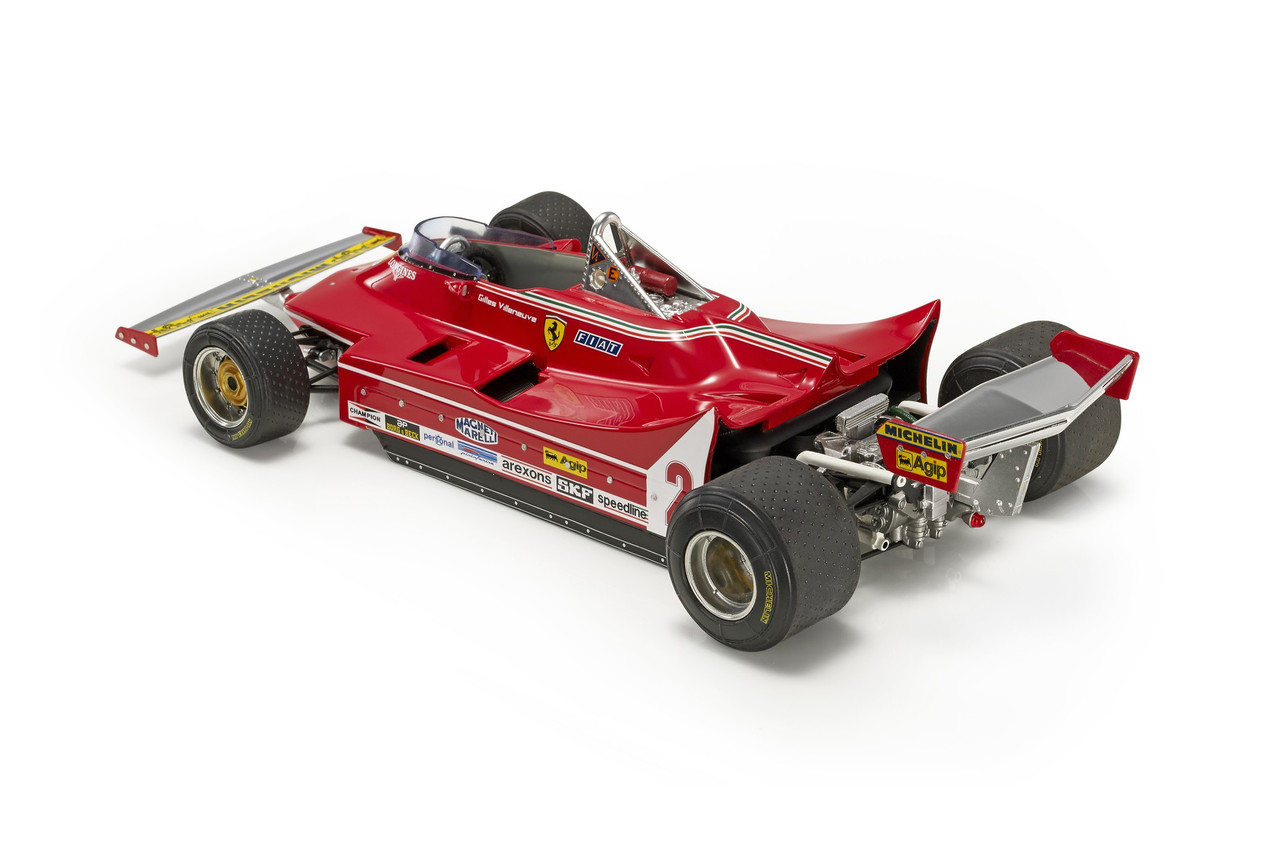 1/18 GP Replicas Gilles Villeneuve Ferrari 312T5 #2 Formula 1 1980 Car Model
