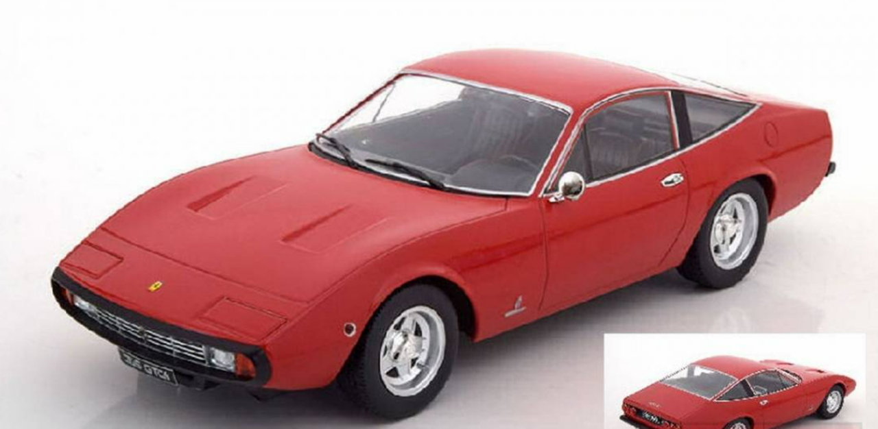 1/18 KK-Scale 1971 Ferrari 365 GTC/4 (Red) Car Model