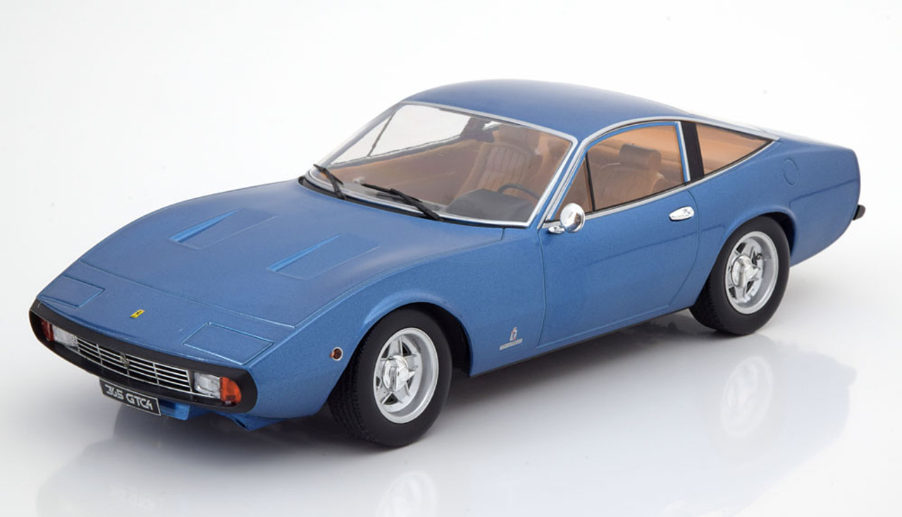 KK-scale 社製 1/18 フェラーリ365GTC/4！ 1/18 KK-Scale 1971 Ferrari 365 GTC/4 (Blue Metallic) Car
