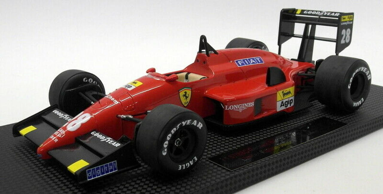 1/18 GP Replicas 1988 Gerhard Berger Ferrari F1-87/88C #28 winner Italian GP Formula 1 Car Model