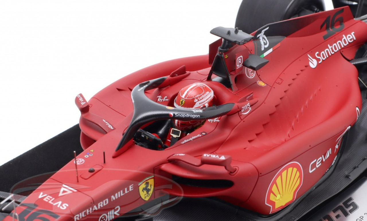 Scuderia Ferrari F1-75 - No.16 GP d'Italie 2022 Charles LeClerc Maquette  1:18