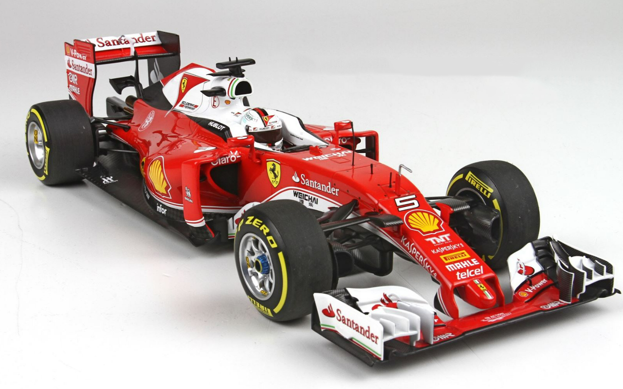 1/18 BBR 2016 Sebastian Vettel Ferrari SF16-H #5 3rd Australia GP Formula 1 Car Model