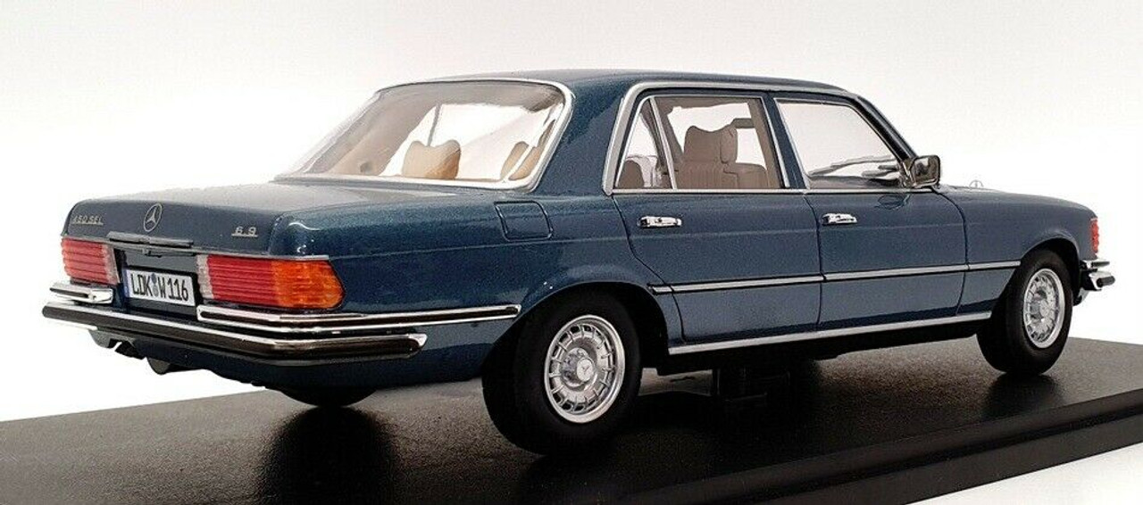 1/18 iScale 1975-1980 Mercedes-Benz S-class 450 SEL 6.9 (W116) (Blue  Metallic) Car Model