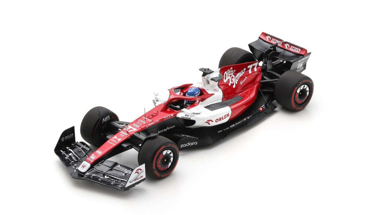 中野 Spark 1/18 (18S747) Alfa Romeo F1 Team ORLEN C42 #77 Alfa