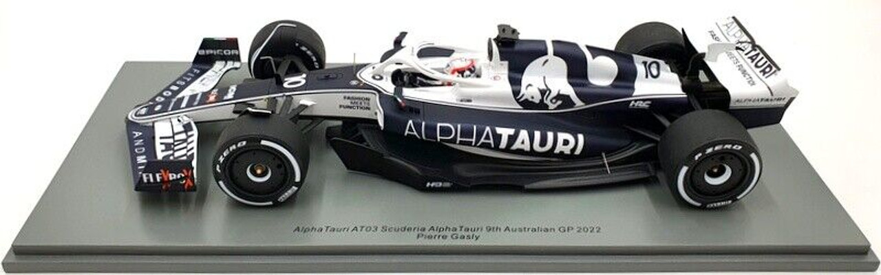 1/18 Spark 2022 Formula 1 AlphaTauri AT03 No.10 Scuderia AlphaTauri  Australlian GP Pierre Gasly Car Model