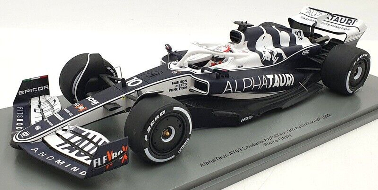 1/18 Spark 2022 Formula 1 AlphaTauri AT03 No.10 Scuderia AlphaTauri  Australlian GP Pierre Gasly Car Model