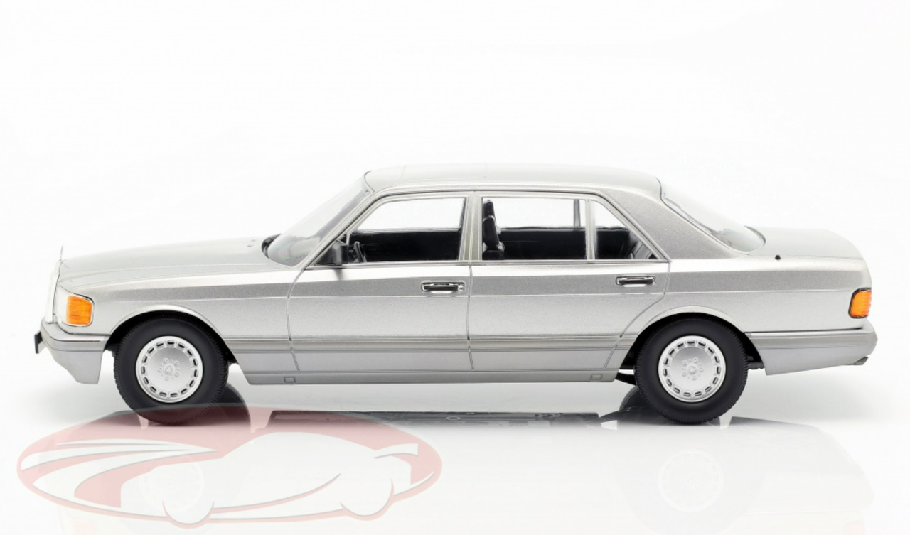 1/18 iScale 1985 Mercedes-Benz 560 SEL S-class (W126) (Astral Silver Grey) Diecast Car Model