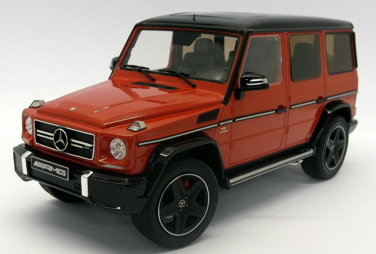 得価送料無料iScale 1/18 Mercedes Benz G Class (W463) ◆ Designo Mystic White Pearl, AMG Wheels ◆　メルセデス　ベンツ G-Klasse 乗用車