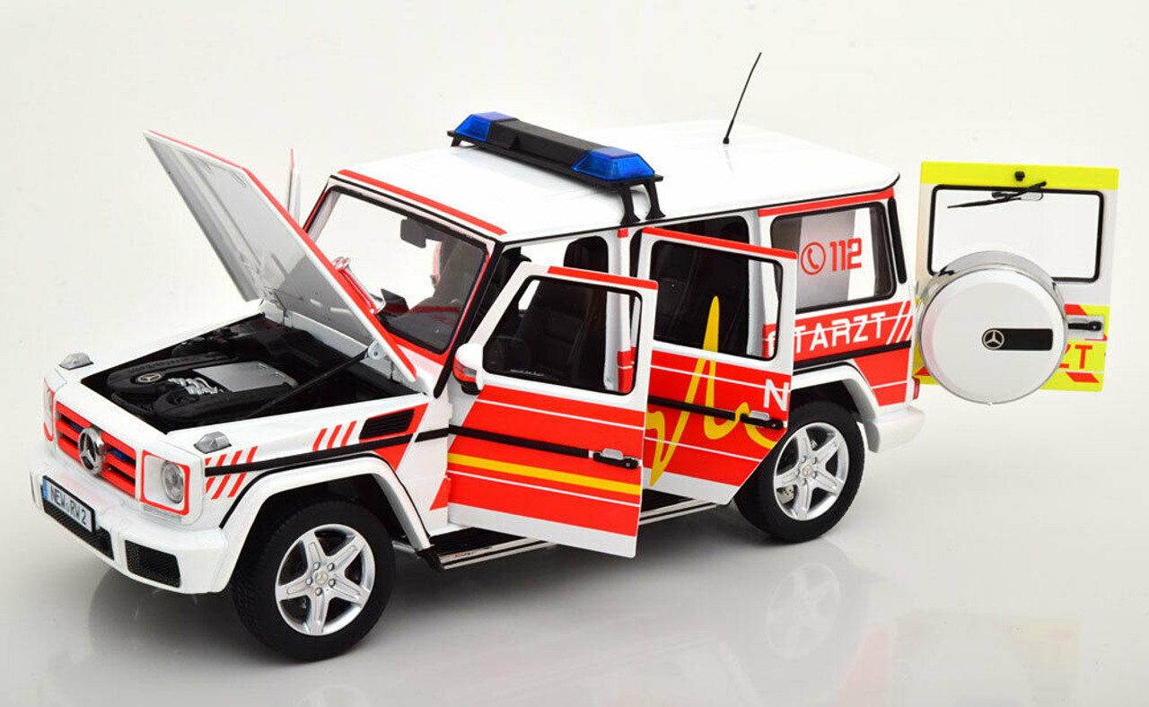 1/18 iScale Mercedes-Benz G-Class (W463) Emergency Vehicle Diecast Car Model