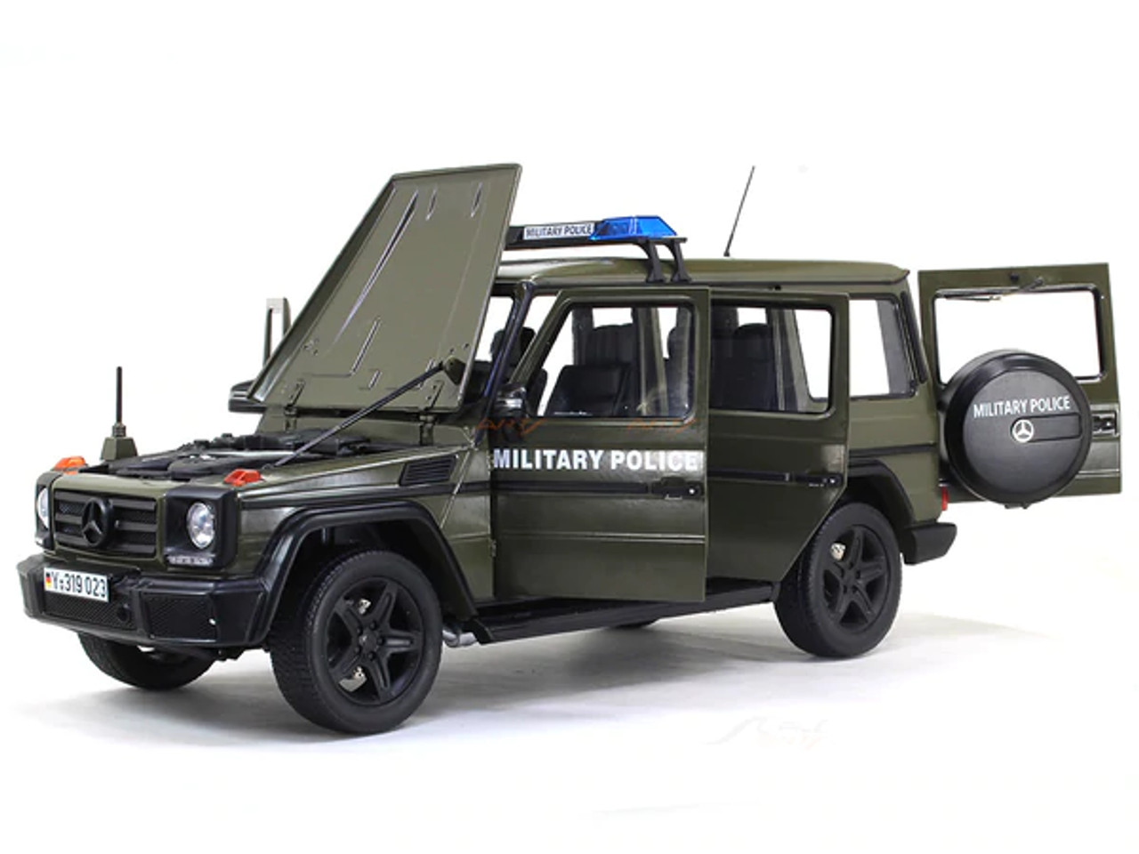 1/18 iScale Mercedes-Benz G-Class (W463) Military Police Vehicle Diecast  Car Model