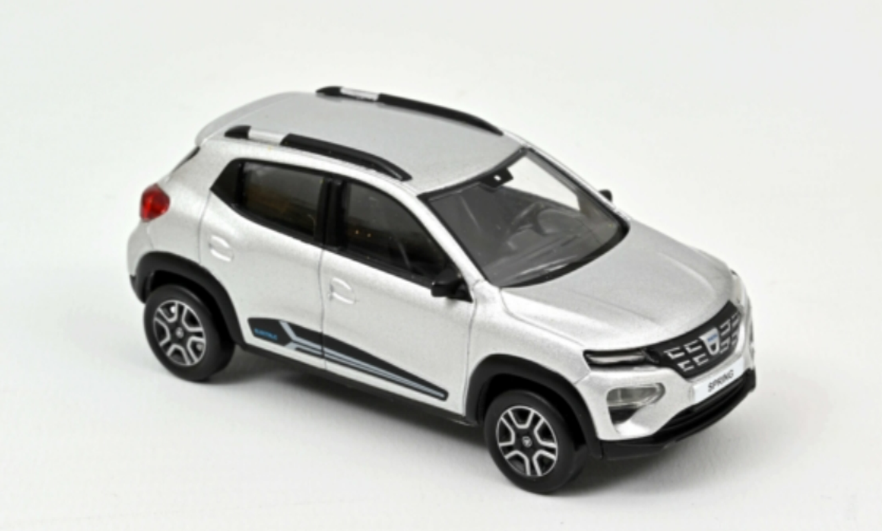 1/43 Norev 2022 Dacia Spring Comfort (Eclair Silver) Diecast Car Model