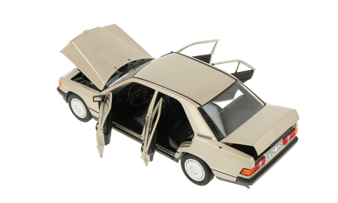 Modèle Réduit Voiture 1:18 Norev - Mercedes-Benz 190E (W201) 1982 - Bleu Diamond