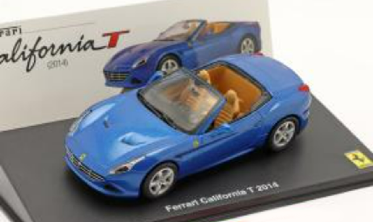 1/43 Altaya 2014 Ferrari California T (Blue Metallic) Car Model
