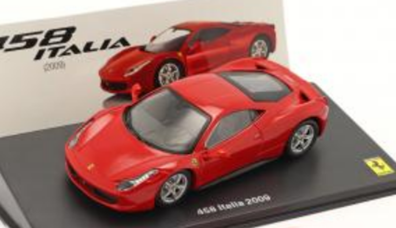 1/43 Altaya 2009 Ferrari 458 Italia (Red) Car Model