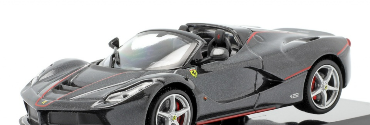 1/43 Altaya 2016 Ferrari LaFerrari Aperta (Black) Car Model