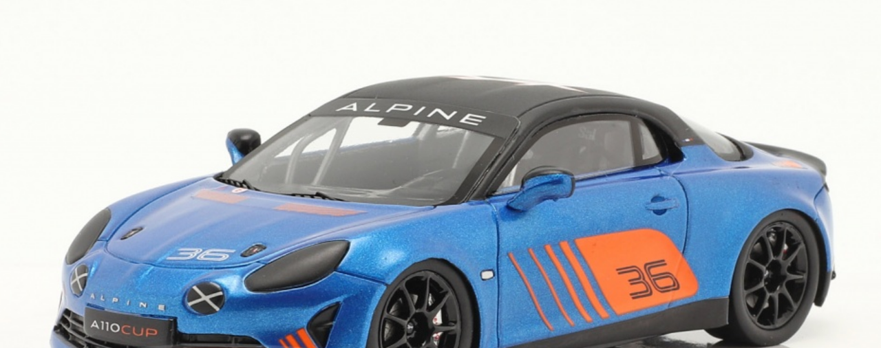 1/43 Norev 2018 Alpine Renault A110 Cup #36 Presentation Car Model