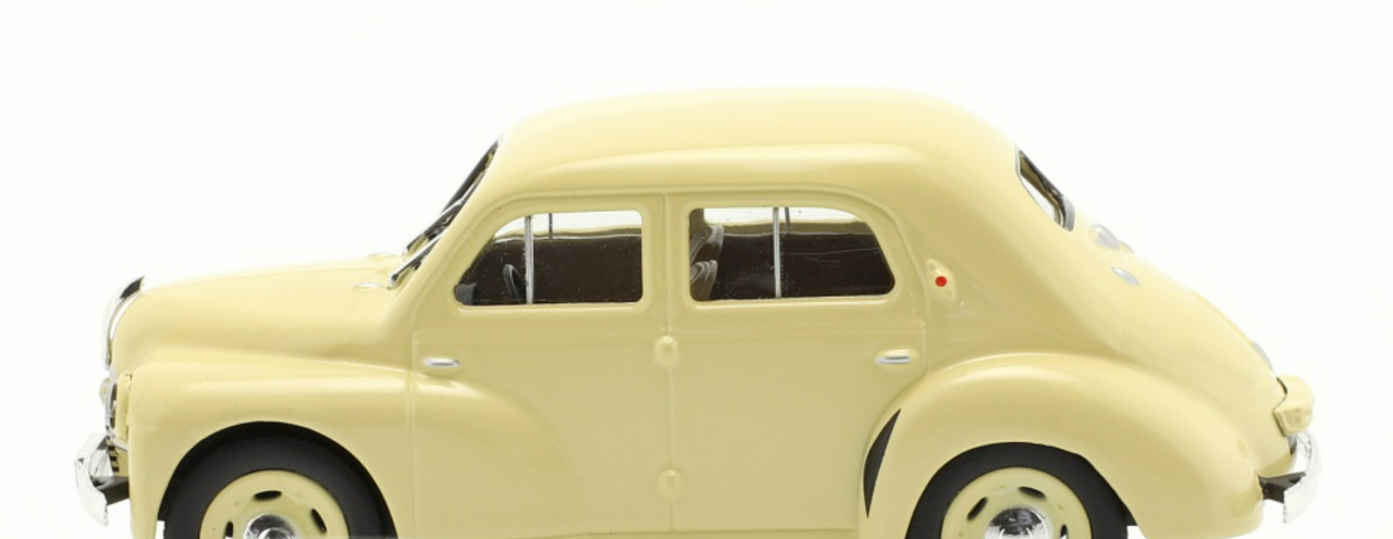 1/43 Norev 1947 Renault 4CV (Cream White) Car Model