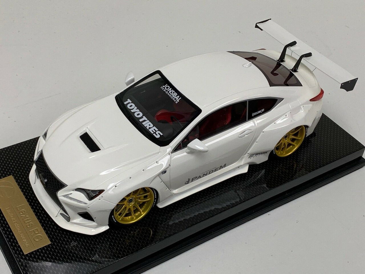 LEXUS レクサスRC F 1/18 ホワイト 【公式通販】