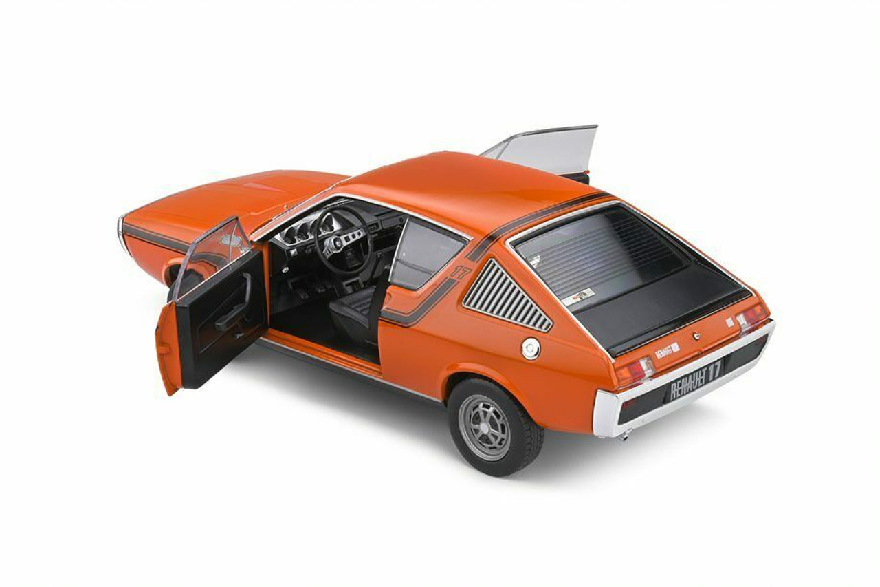 1/18 Solido 1973 Renault 17 TS (Orange) Diecast Car Model