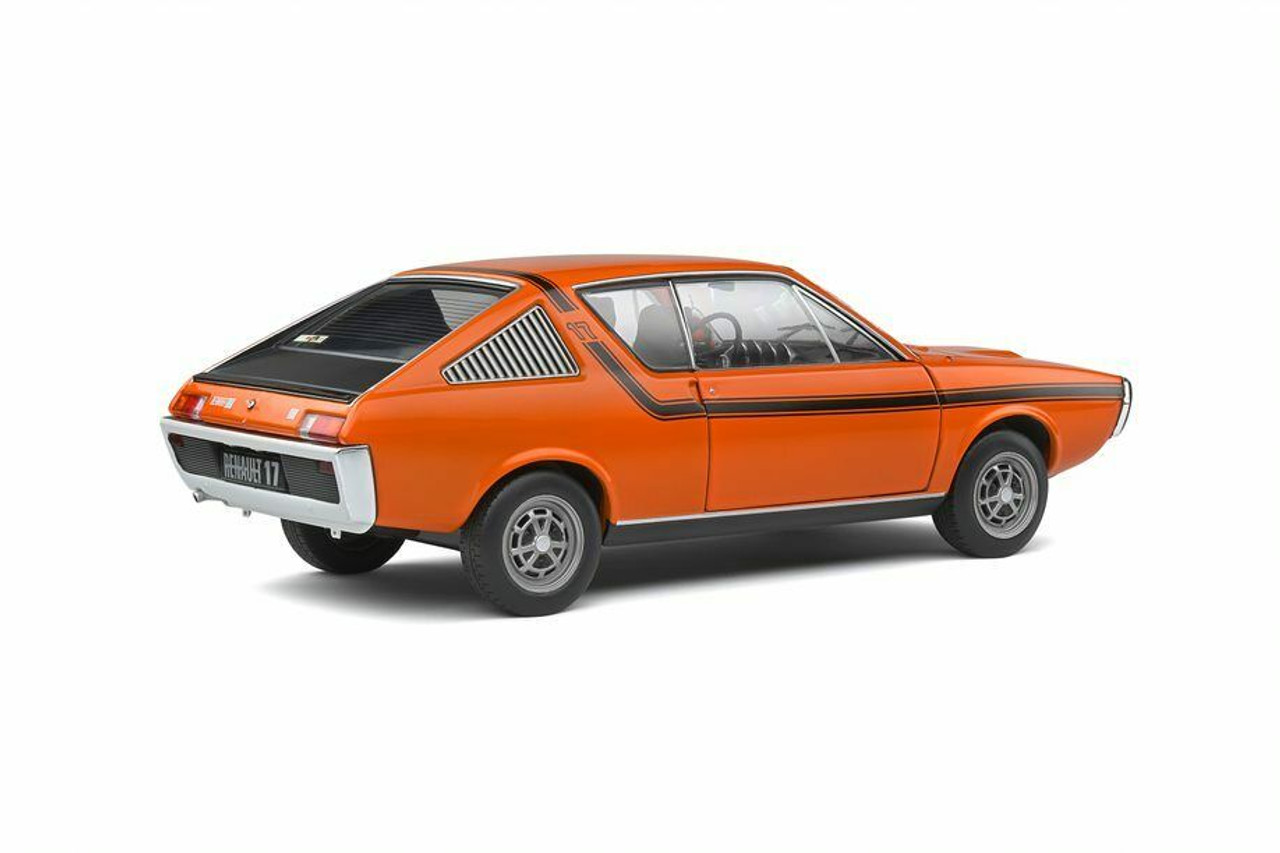 1/18 Solido 1973 Renault 17 TS (Orange) Diecast Car Model