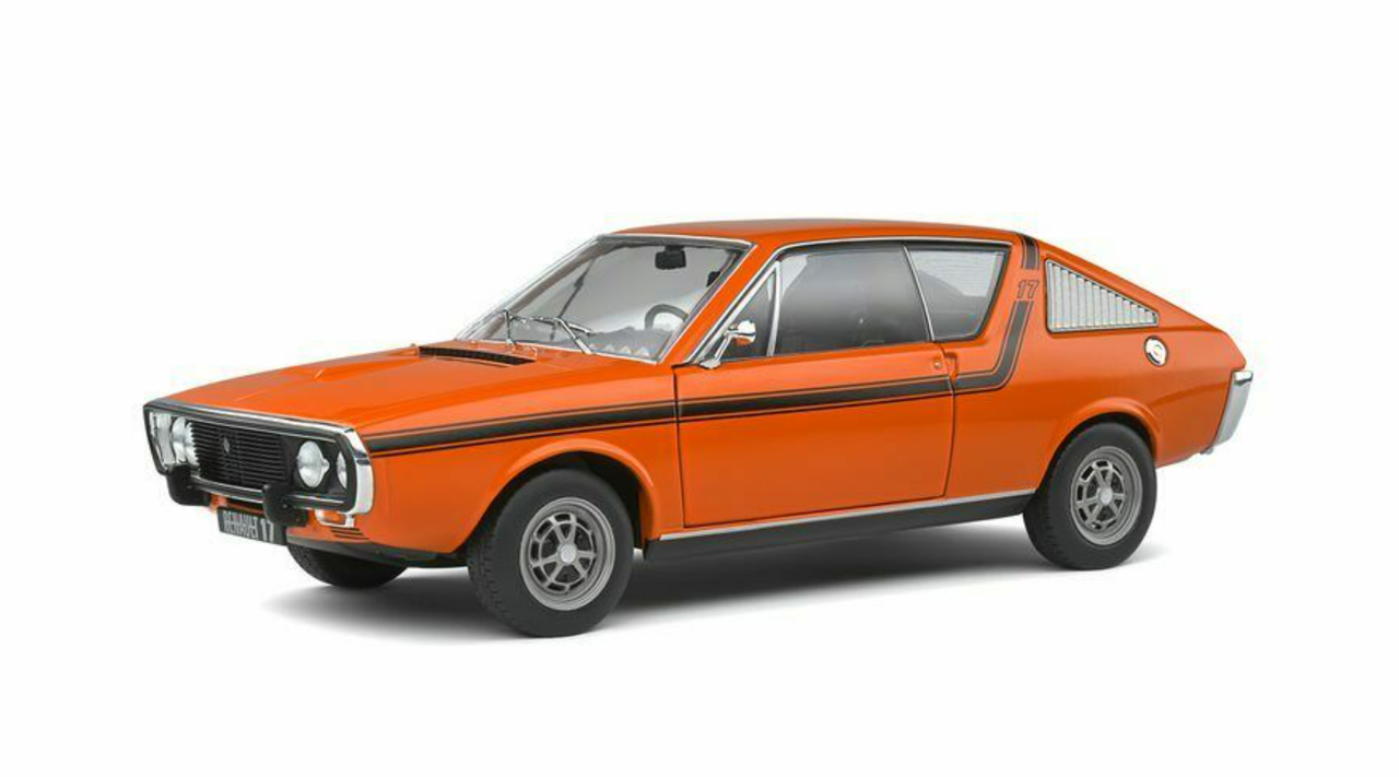 1/18 Solido 1973 Renault 17 TS (Orange) Diecast Car Model