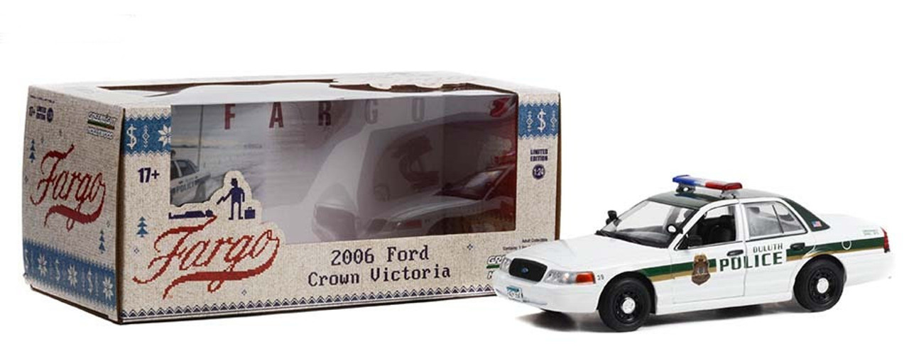 1/24 Greenlight Fargo (2014-2020 TV Series) - 2006 Ford Crown Victoria Police Interceptor Duluth, Minnes Diecast Car Model