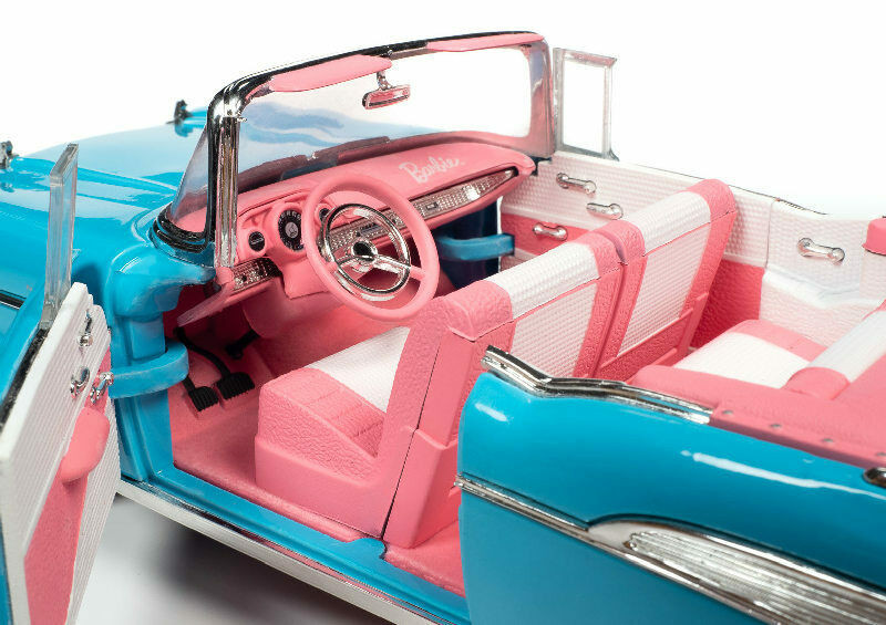 1/18 Auto World 1957 Barbie Chevrolet Chevy Bel Air (Aqua Blue