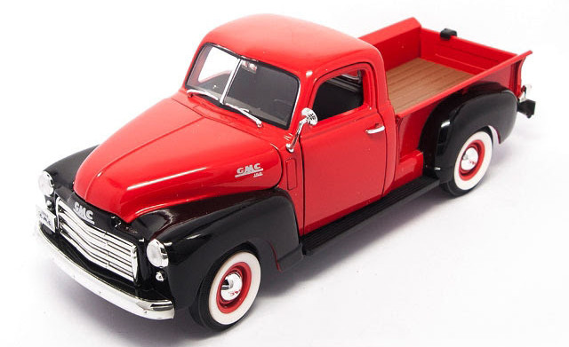 1/18 Road Signature 1950 GMC Pickup Truck (Red) Diecast Car Model