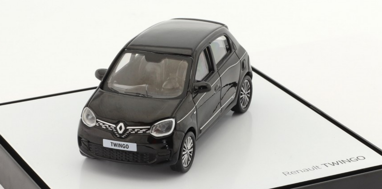 1/43 Norev 2019 Renault Twingo 3rd Generation (Black) Car Model