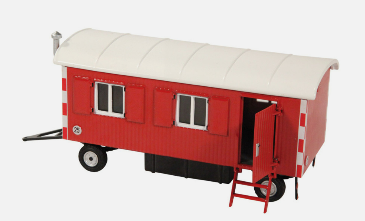 1/50 NZG Construction trailer Red Diecast Model