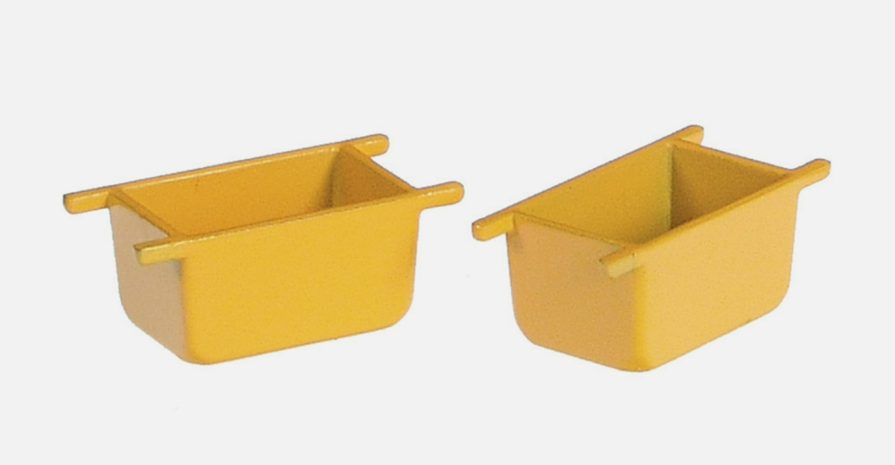 1/50 NZG 2 Pieces Cement Box (Yellow) Diecast Model