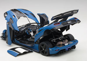 1/18 AUTOart Koenigsegg ONE:1 (Matte Imperial Blue with Carbon