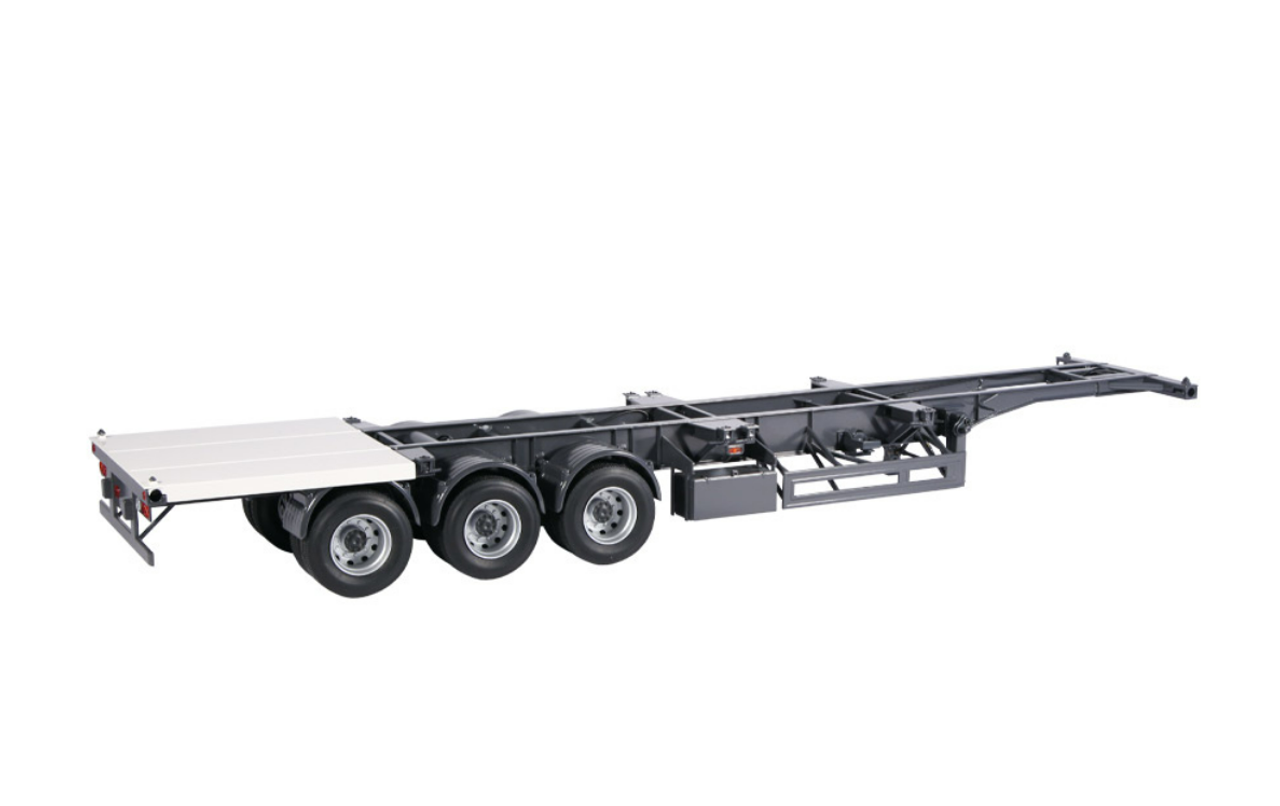 1/18 NZG Trailer international & 40 Ft Container "ONE" Magenta Diecast Model