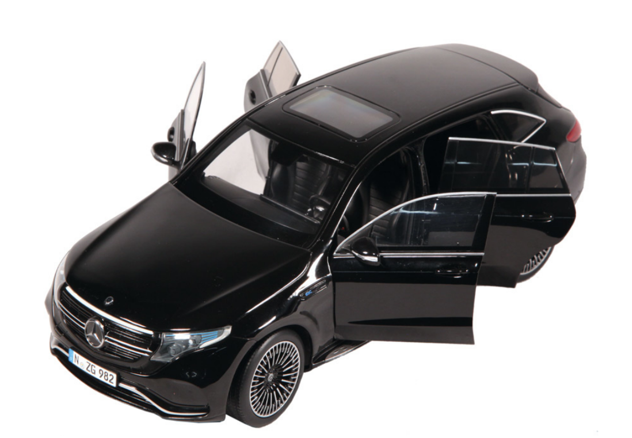 1/18 NZG Mercedes-Benz Mercedes MB EQC (Black) Diecast Car Model