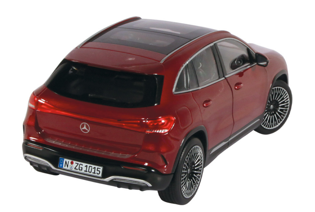 1/18 NZG Mercedes-Benz EQA (Red) Diecast Car Model