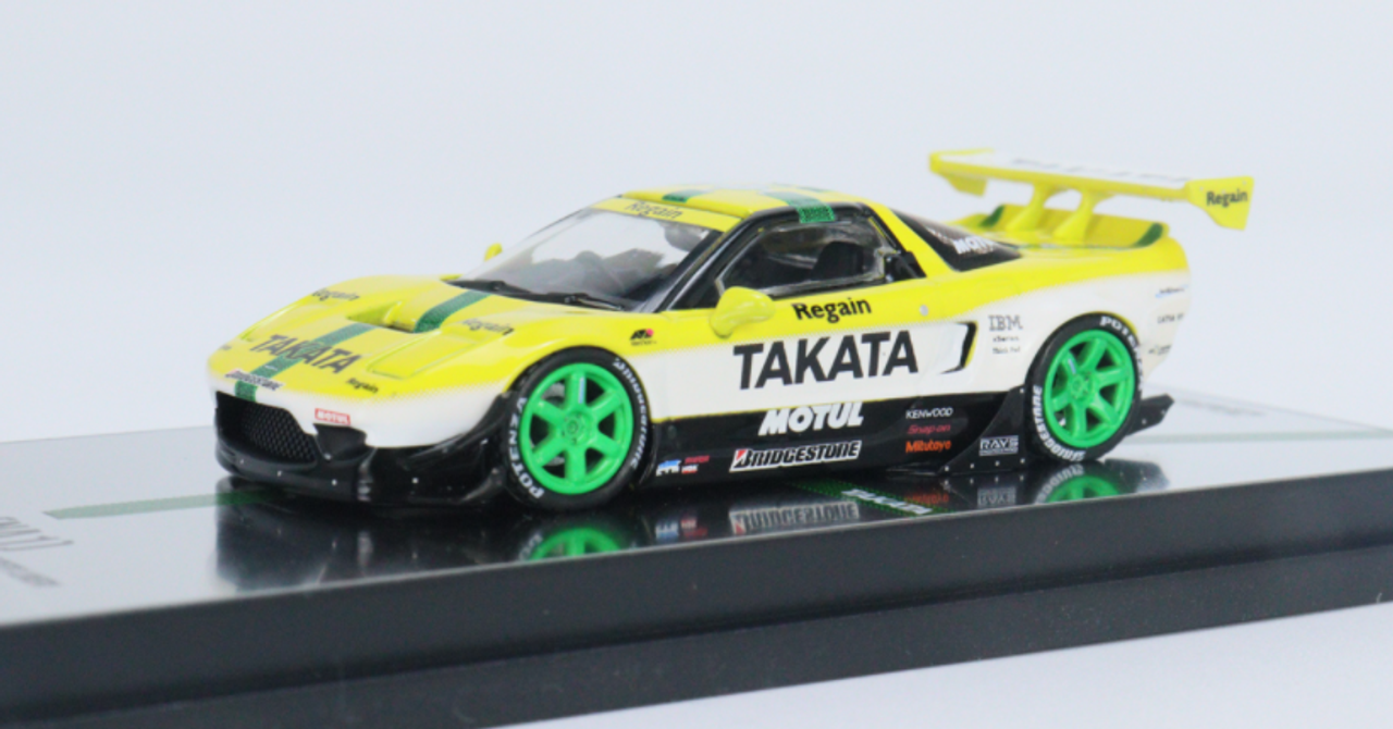 1/64 INNO Honda NSX (NA1) ROCKET BUNNY V2 AERO TAKATA DOME Diecast Car Model