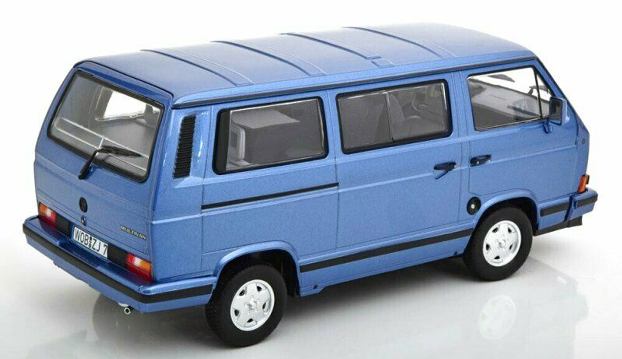 1/18 Norev 1990 Volkswagen VW T3 Blue Star (Blue Metallic) Diecast Car Model