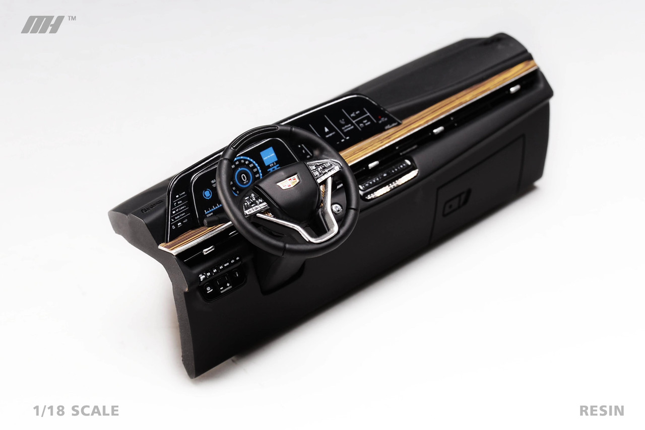 1/18 Motorhelix 2021 Cadillac Escalade 5th Generation (GM T1XX) (Black) Resin Car Model