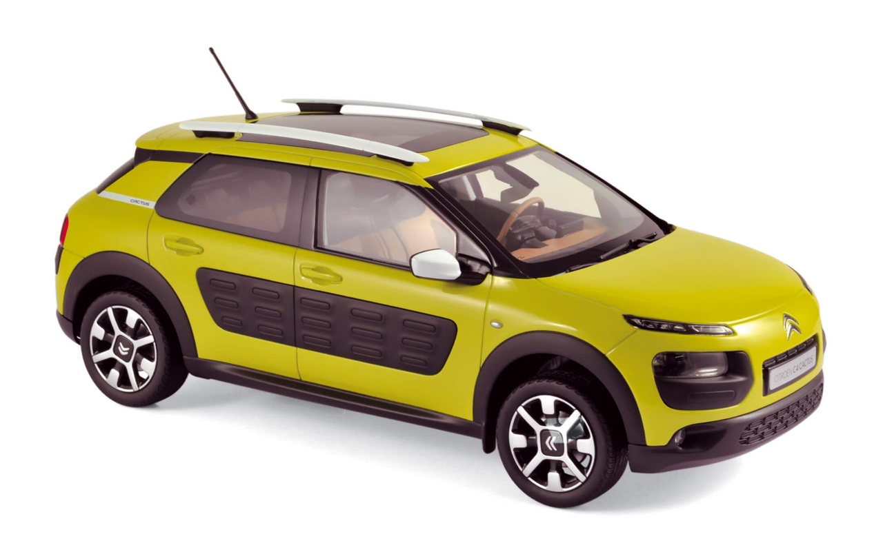 1/18 Norev 2014 Citroen C4 Cactus (Green Yellow) Diecast Car Model