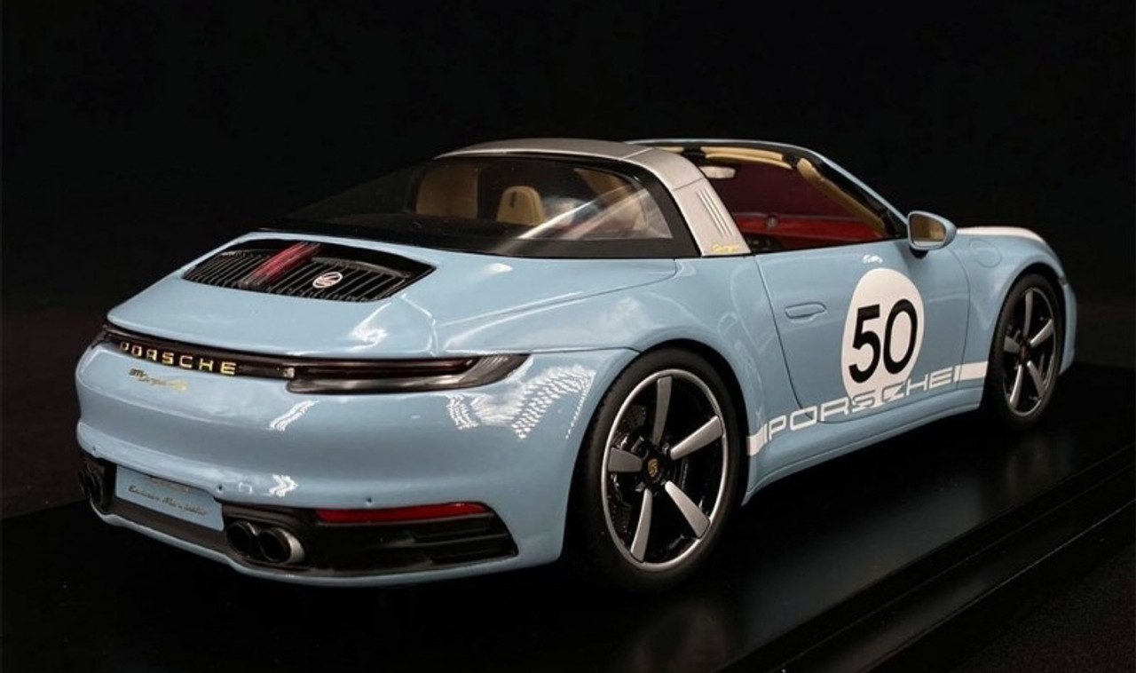 1/18 Dealer Edition Porsche 911 (992) Targa 4S #50 Heritage Edition ...