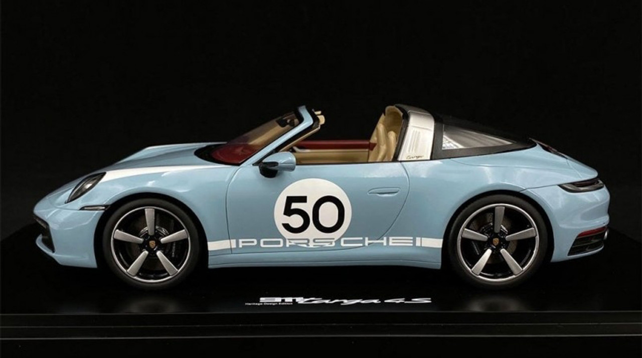 1/18 Dealer Edition Porsche 911 (992) Targa 4S #50 Heritage Edition ...