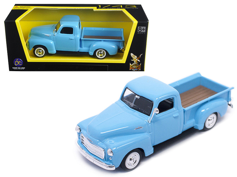 1950 GMC Pickup Truck Light Blue 1/43 Diecast Model Car by Road