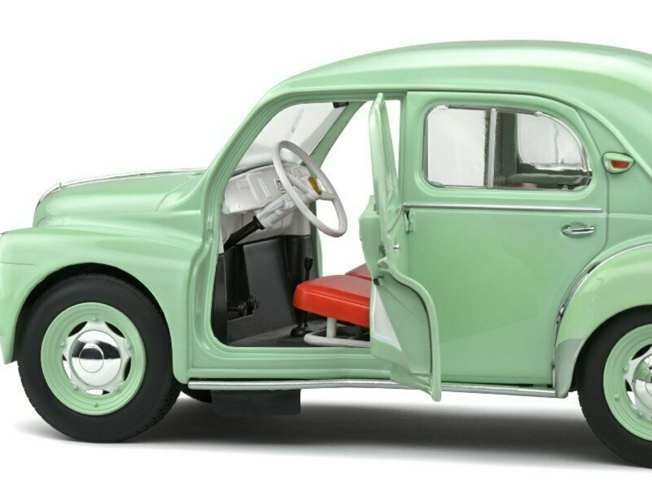 1/18 Solido 1955 Renault 4CV (Light Green) Diecast Car Model
