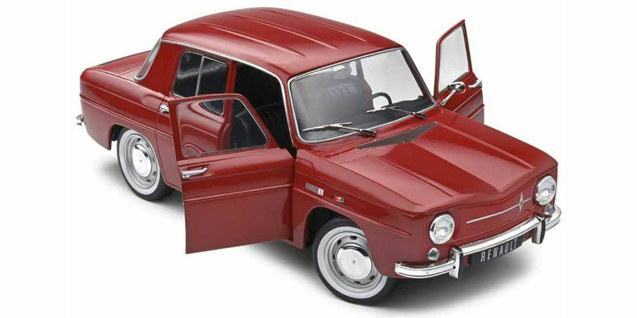 1/18 Solido 1967 Renault 8 Major (Red) Diecast Car Model