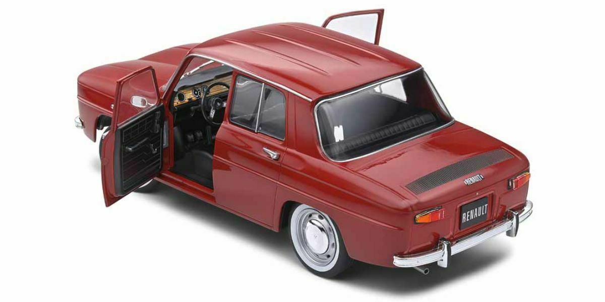 1/18 Solido 1967 Renault 8 Major (Red) Diecast Car Model