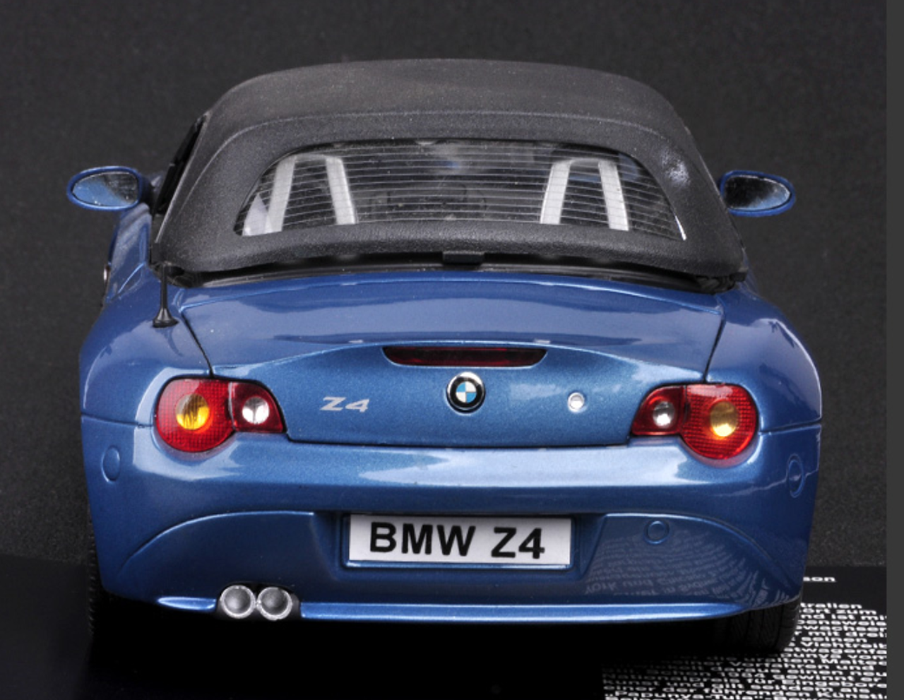 1/18 Ricko BMW Z4 E85 / E86 (Blue) Diecast Car Model