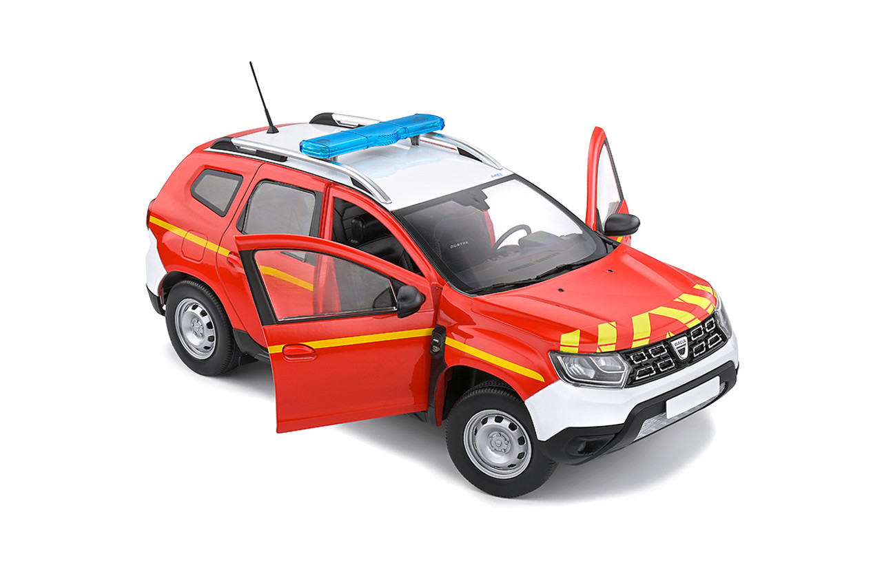 1/18 Solido 2021 Dacia Duster MK2 Fire Department Diecast Car Model